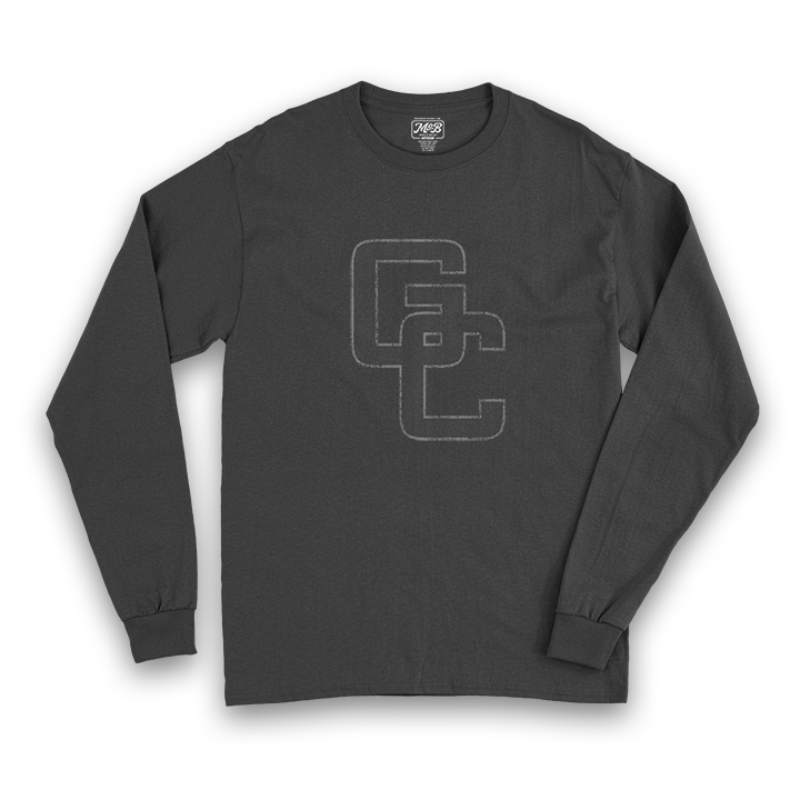 Vintage GC Black Out Long Sleeve Tee MoB Apparel